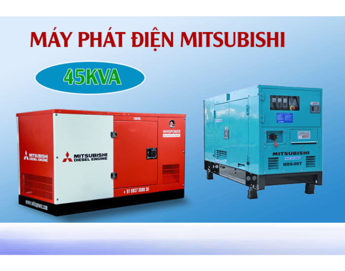 máy phát điện công nghiệp mitsubishi 45kva