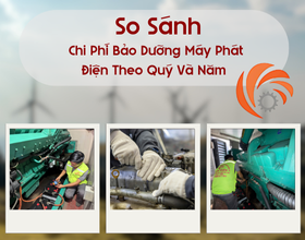 So Sánh Chi Phí Bảo Dưỡng Máy Phát Điện Theo Quý Và Theo Năm