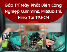 Bảo Trì Máy Phát Điện Công Nghiệp Cummins, Mitsubishi, Hino Tại TP.HCM
