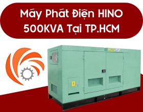 Máy phát điện HINO 500KVA – Giải pháp nguồn điện ổn định cho doanh nghiệp TP.HCM
